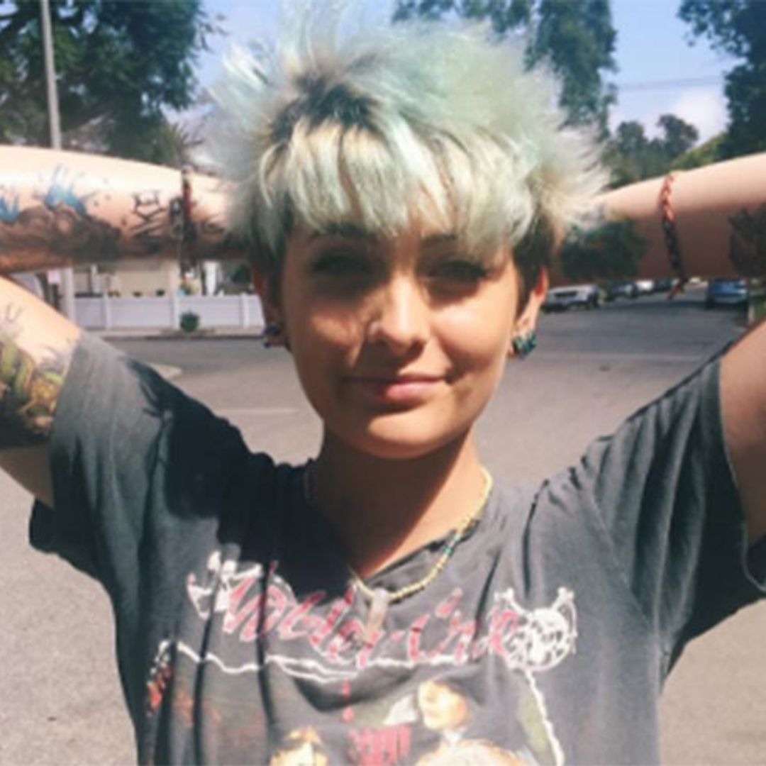 Paris Jackson has gone for a very edgy new purple hairstyle