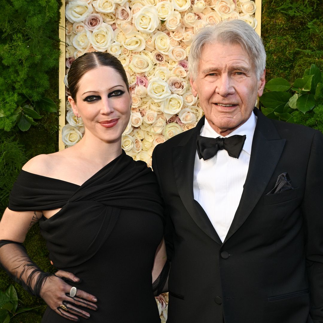 Harrison Ford supported by rarely-seen daughter as Golden Globes date