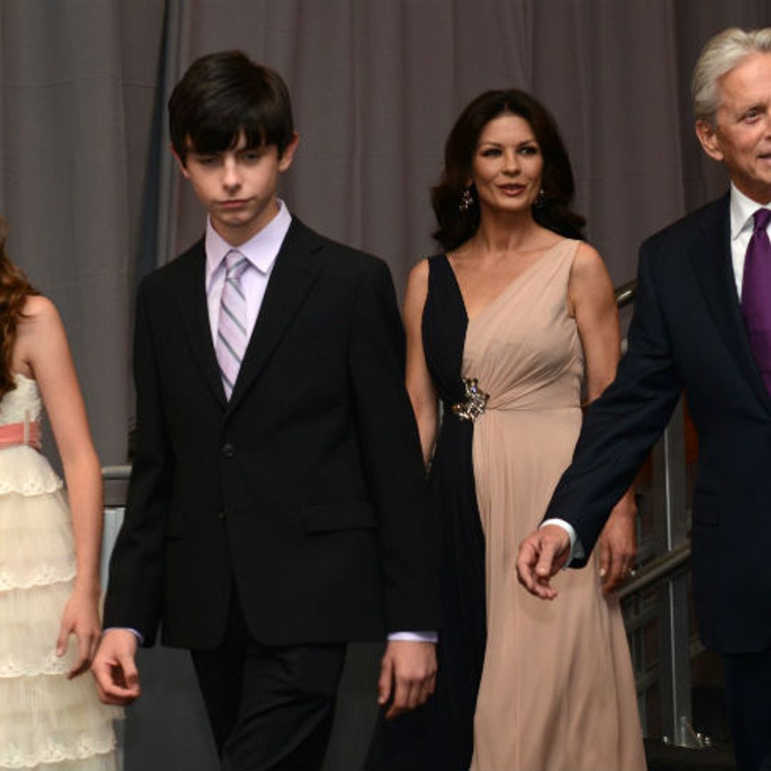 Catherine Zeta-Jones sends sweet message to son Dylan as he travels around Europe