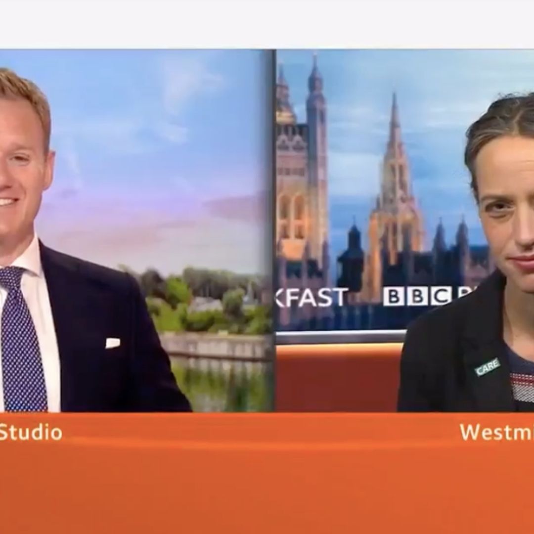 Dan Walker gets the giggles in awkward BBC Breakfast interview 