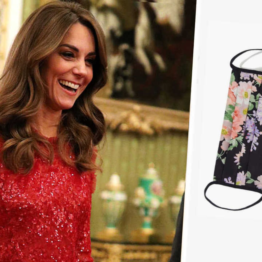Floral face masks by Kate Middleton's fave designer are on sale for just £7  – hurry before they sell out!