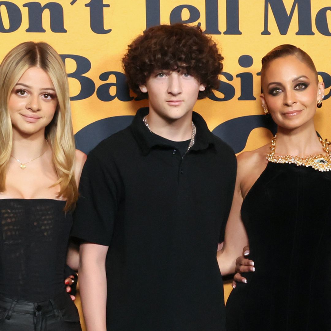 Nicole Richie's teenage children Harlow, 16, and Sparrow, 14 are so grown up in rare family photo