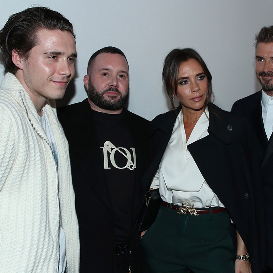 David Beckham reacts to son Brooklyn's latest interview as he misses brother Romeo's party