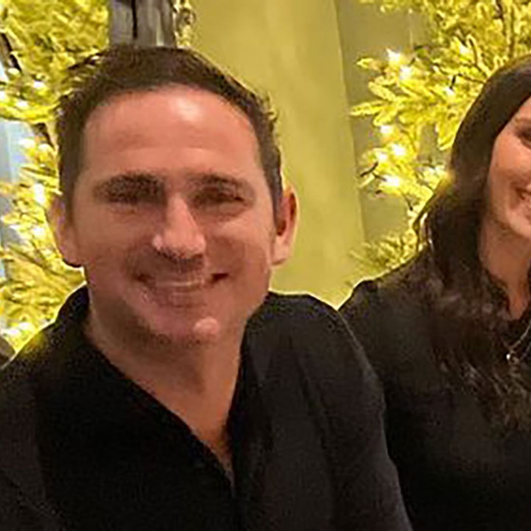 Christine Lampard's stepdaughter Isla, 14, nearly towers over her in rare Christmas family photo