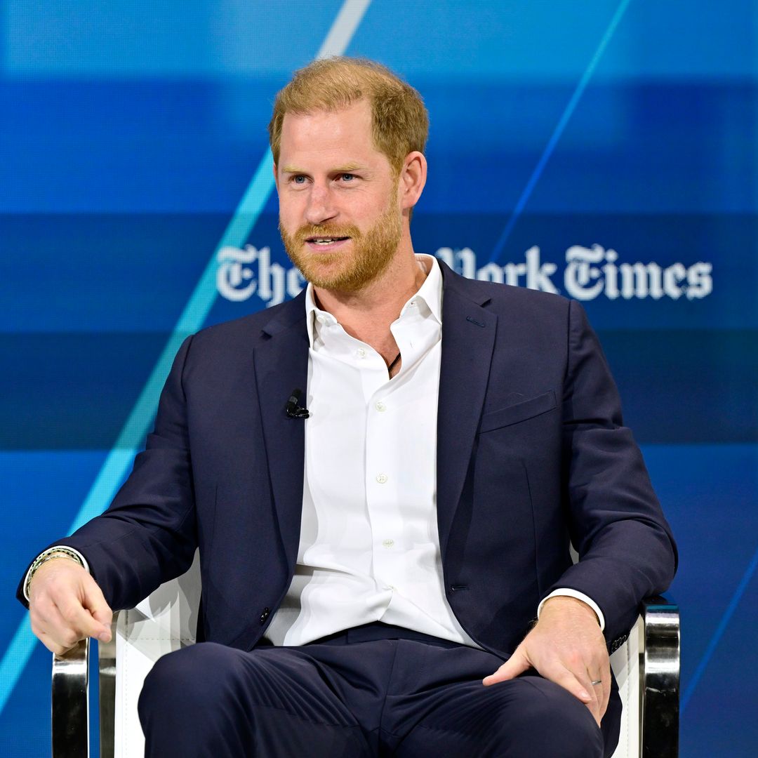 Prince Harry makes solo appearance in New York ahead of Meghan Markle's red carpet outing