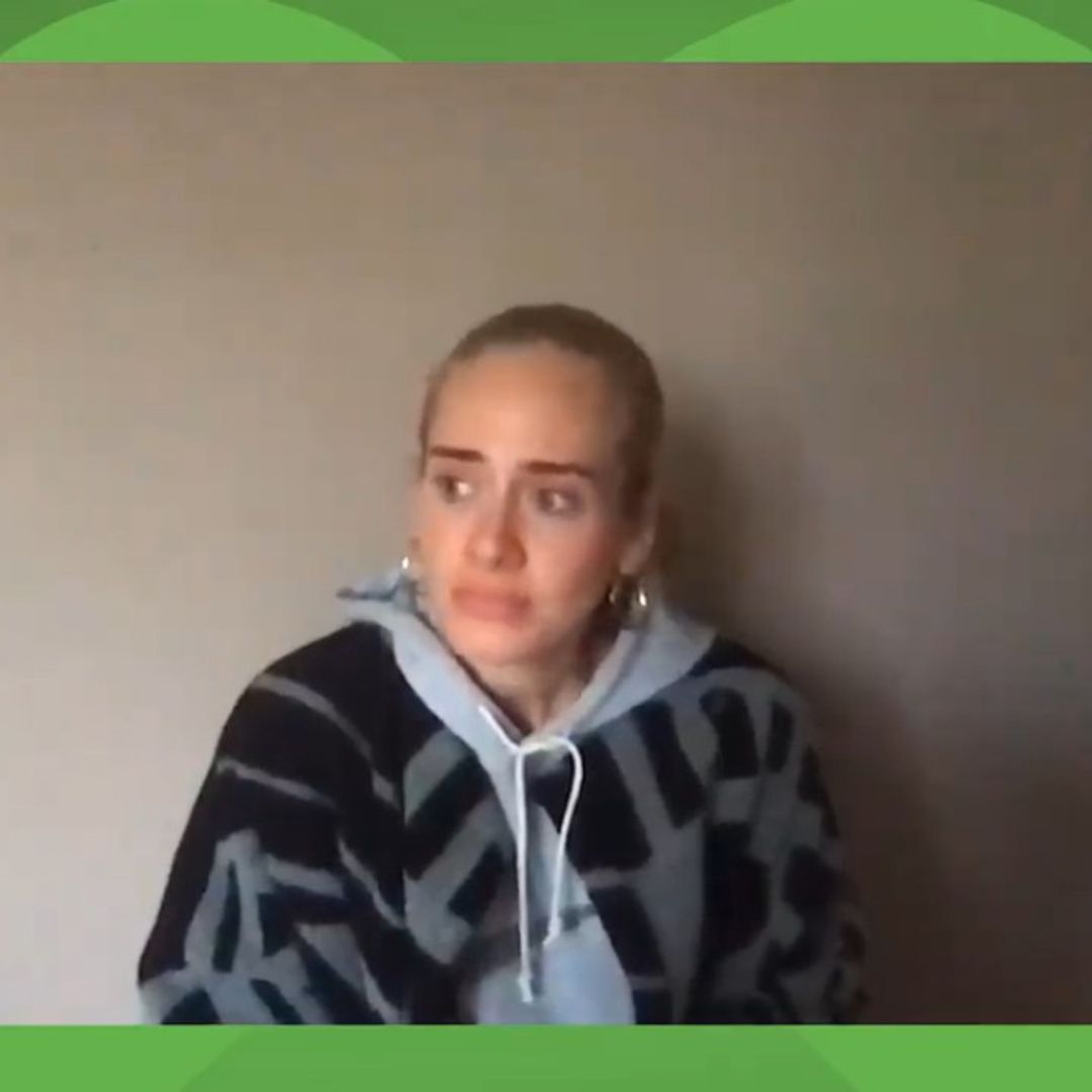 Adele fights back tears in rare appearance for Grenfell memorial