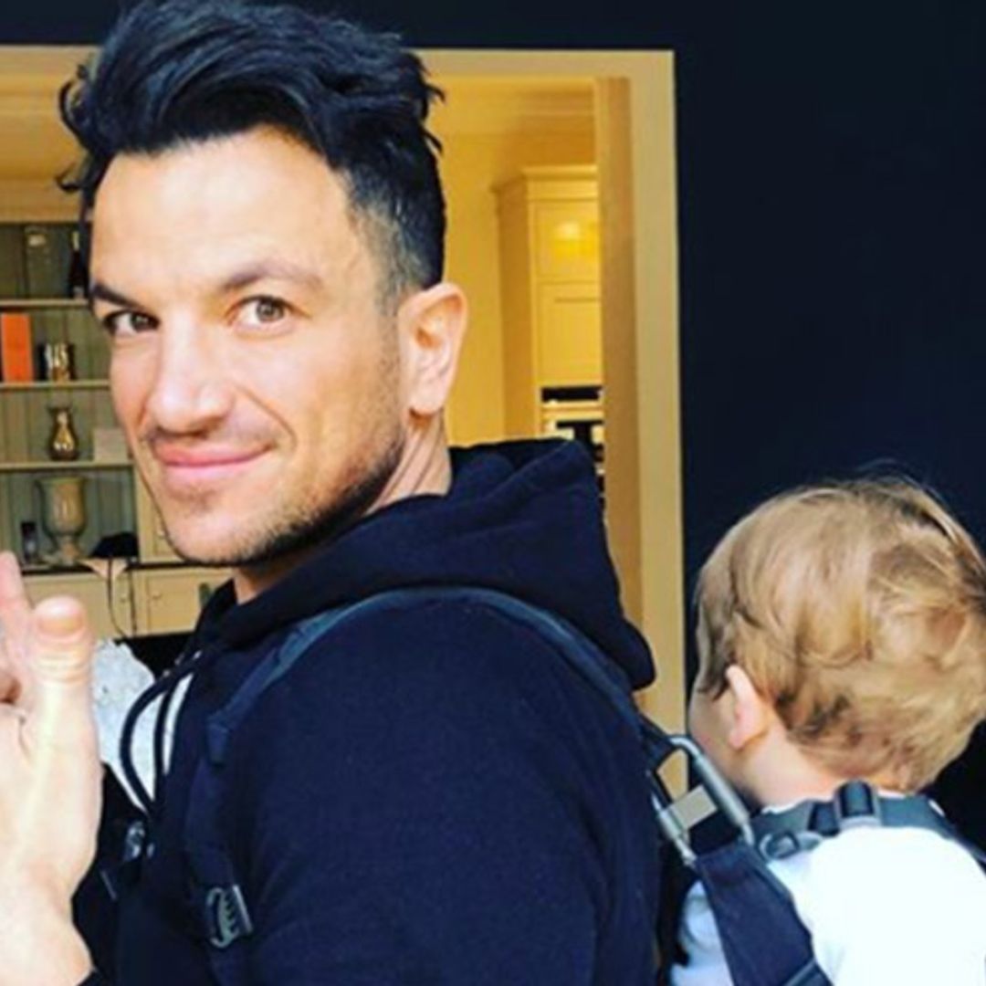 Peter Andre catches son Theo red-handed doing something all kids do!