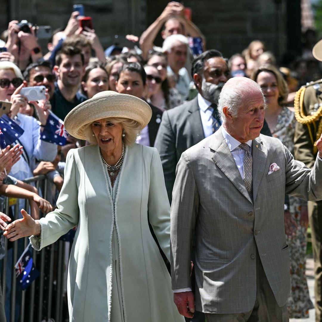 King Charles and Queen Camilla greet excited crowds at Sydney church service