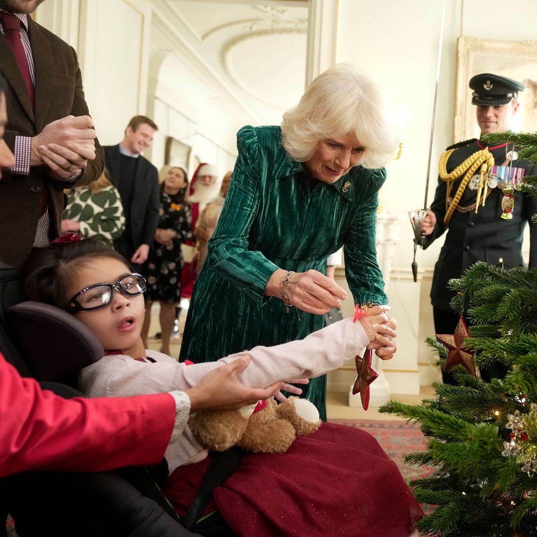 Queen Camilla marks the 'beginning of Christmas' as she invites children to Clarence House