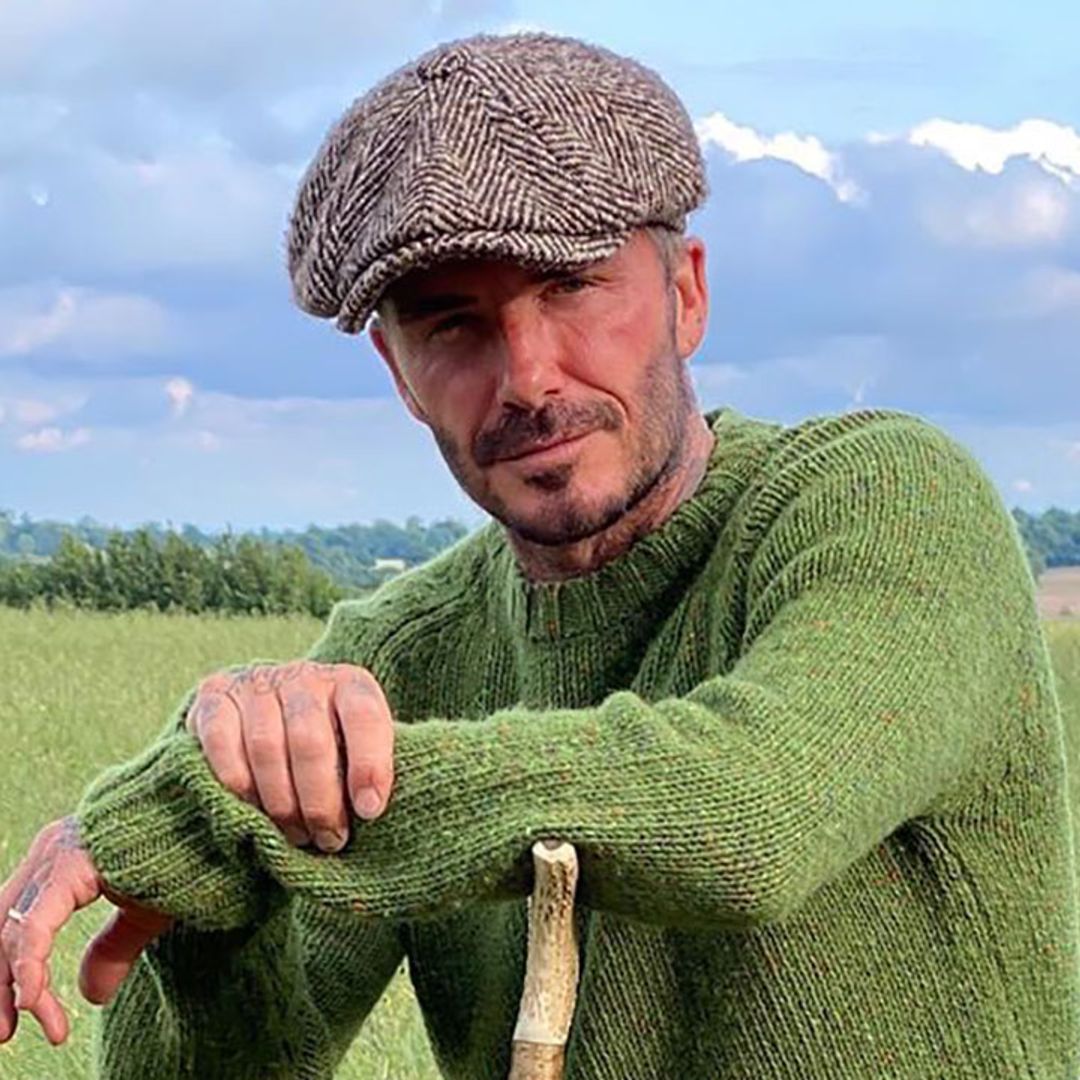 David Beckham shows off football pitch at Cotswolds home – with seating area included
