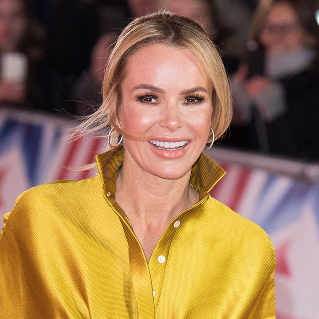 Amanda Holden's khaki jumper is all kinds of cosy and we want it ASAP