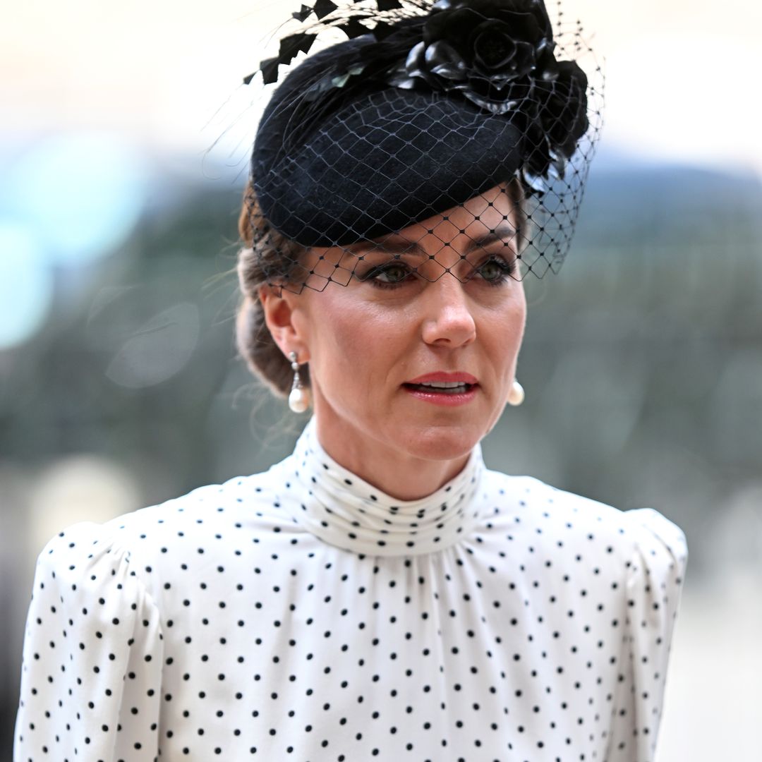 Princess Kate caught adjusting divisive white dress during VE Day Service