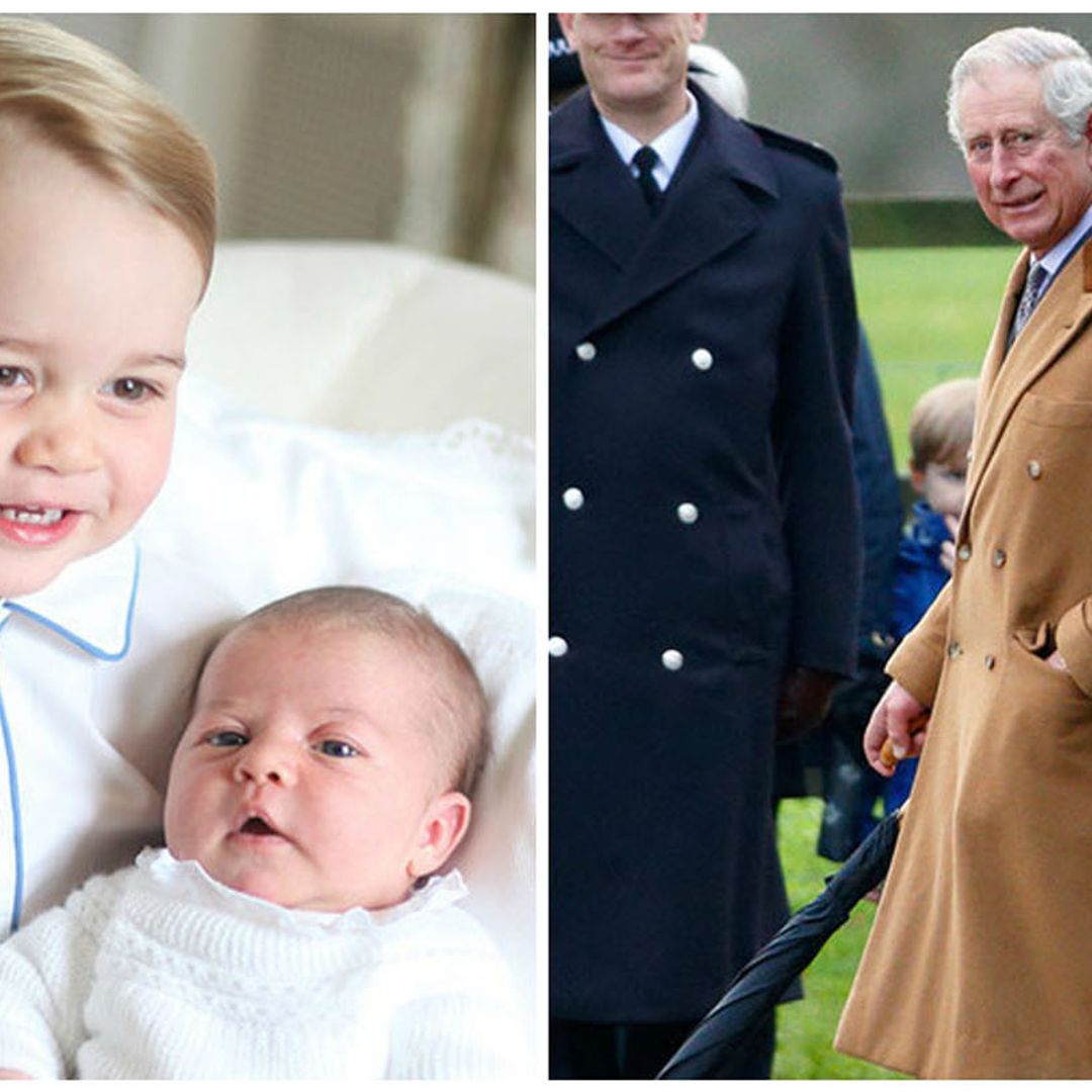 Prince Charles says he has avoided diaper duty with Prince George and Princess Charlotte