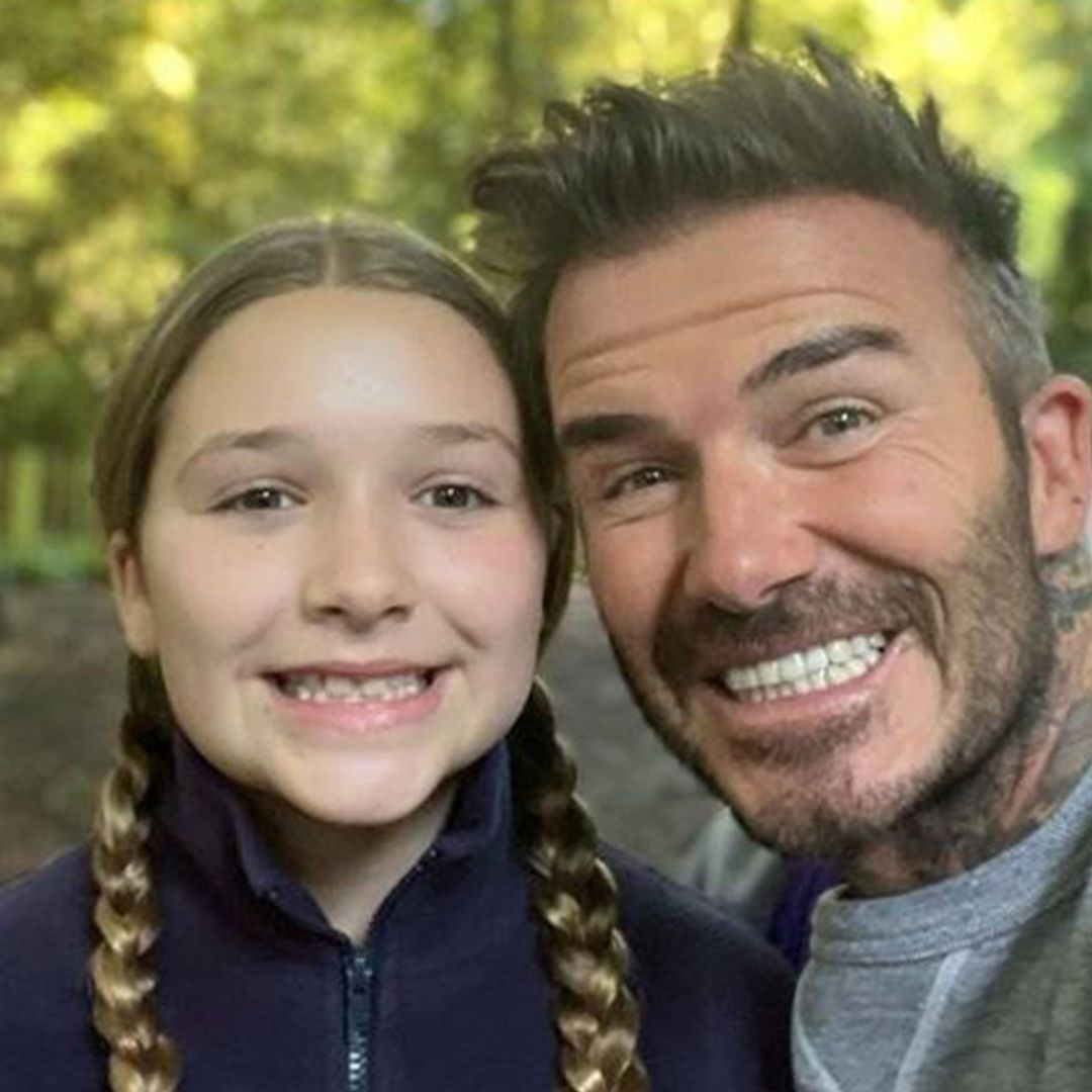 David Beckham's daughter Harper copies her dad with cute hobby