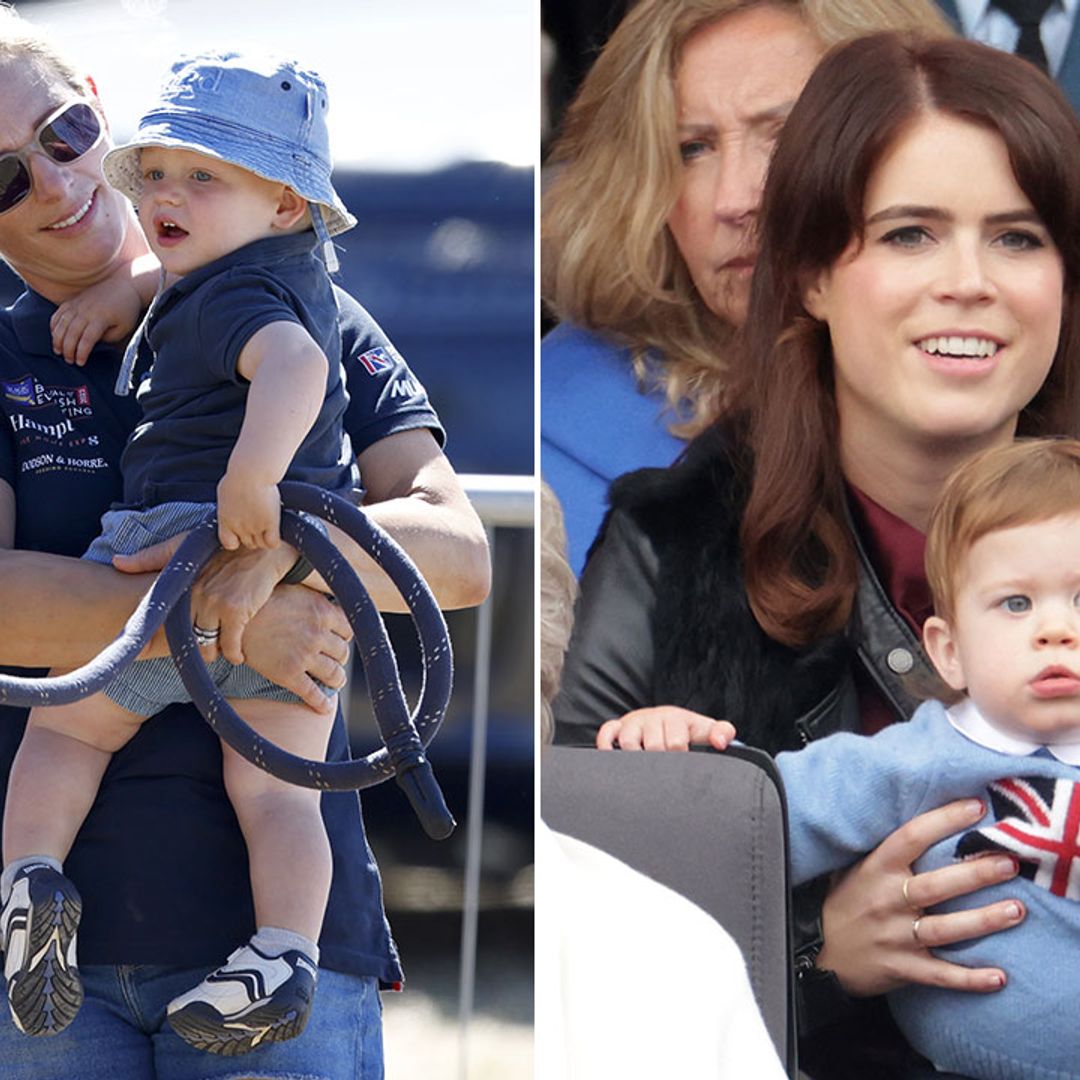 Zara Tindall and Princess Eugenie's sons share this touching connection