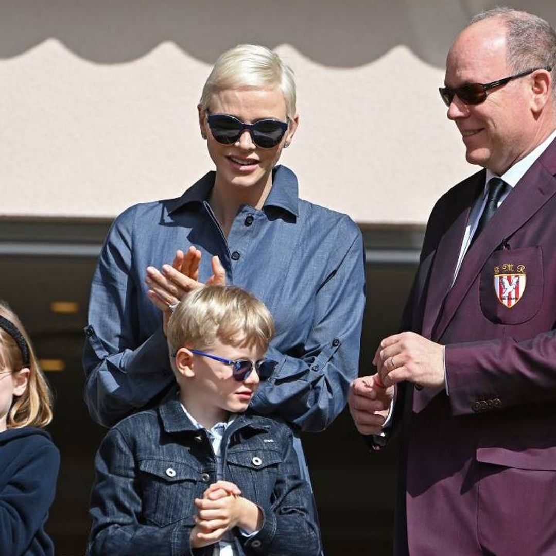 Princess Charlene delights fans with rare photo of children for special occasion