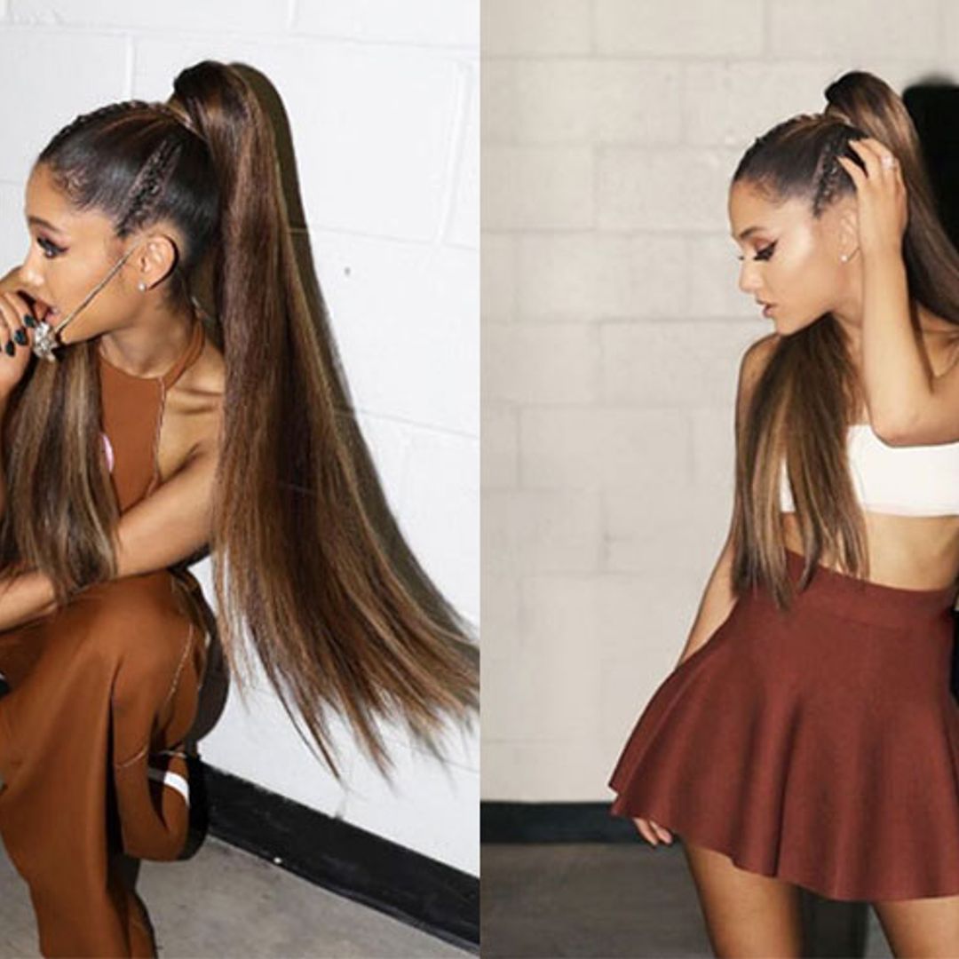 Ariana Grande just gave her ponytail a seriously cool update