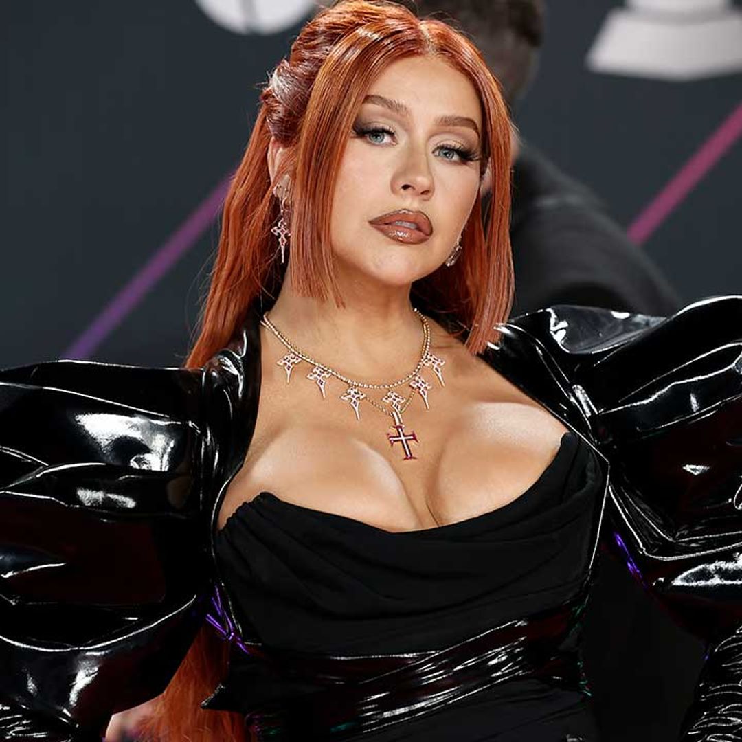 Christina Aguilera turns heads in daring lace bodysuit at Latin Grammy Awards
