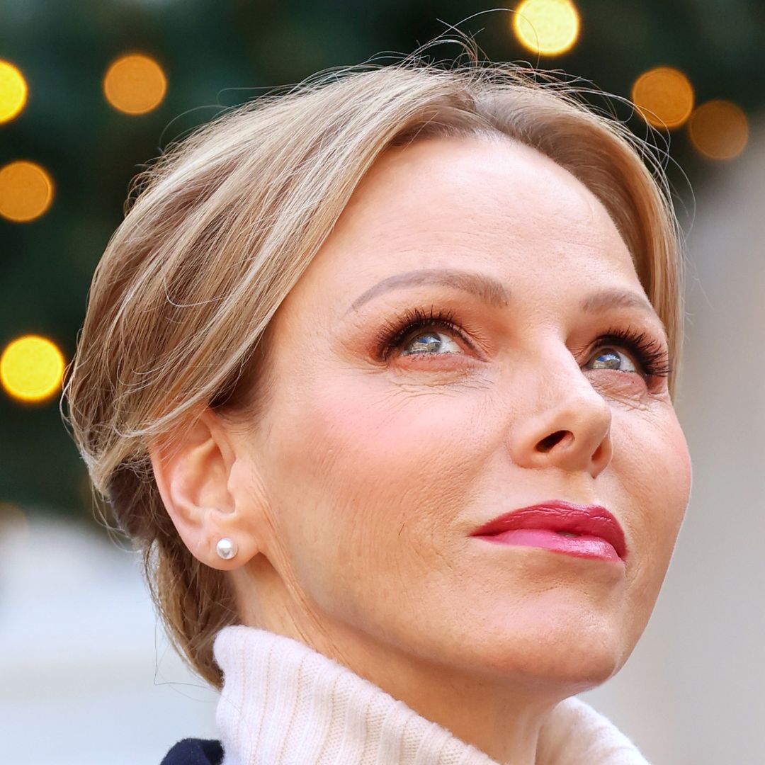 Princess Charlene models festive hair transformation – and it's got so long