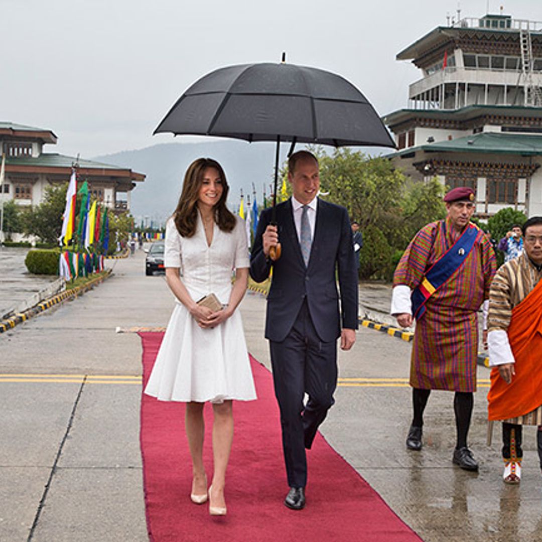 Prince William and Kate bid farewell to Bhutan