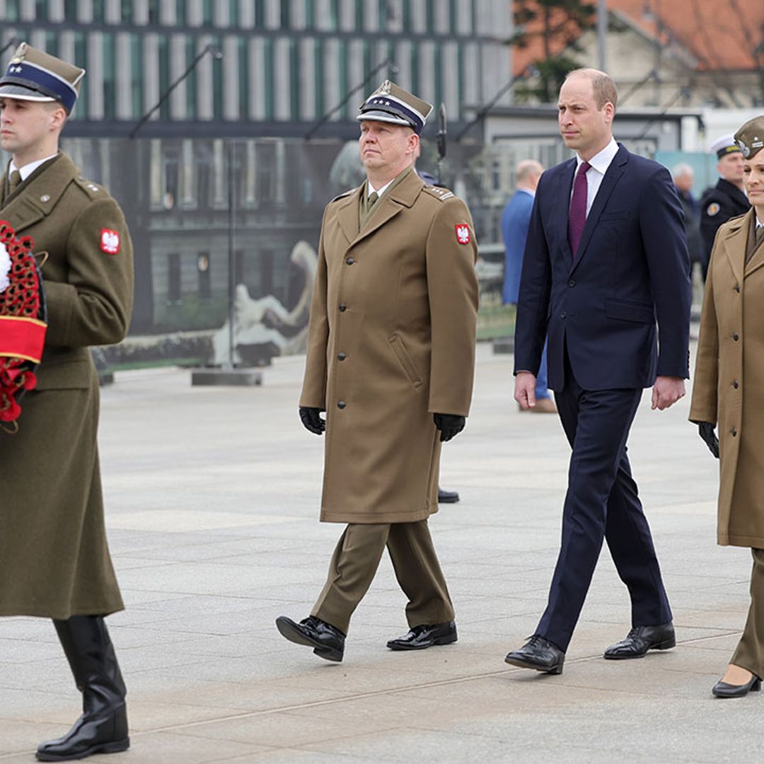 Prince William follows in late Queen's footsteps during poignant visit to Poland