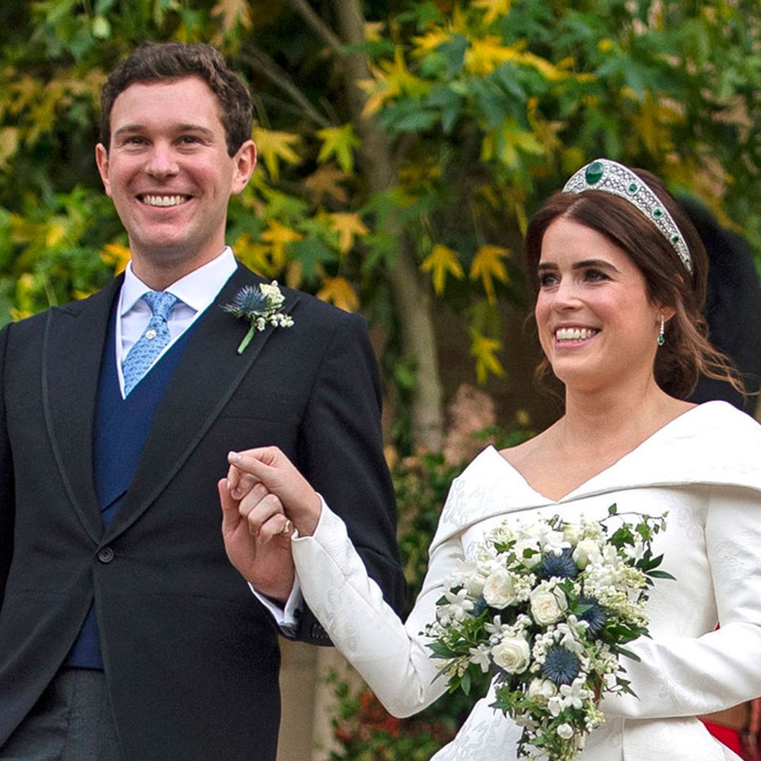 Princess Eugenie and 'my Jack' share intimate moment in special wedding photo