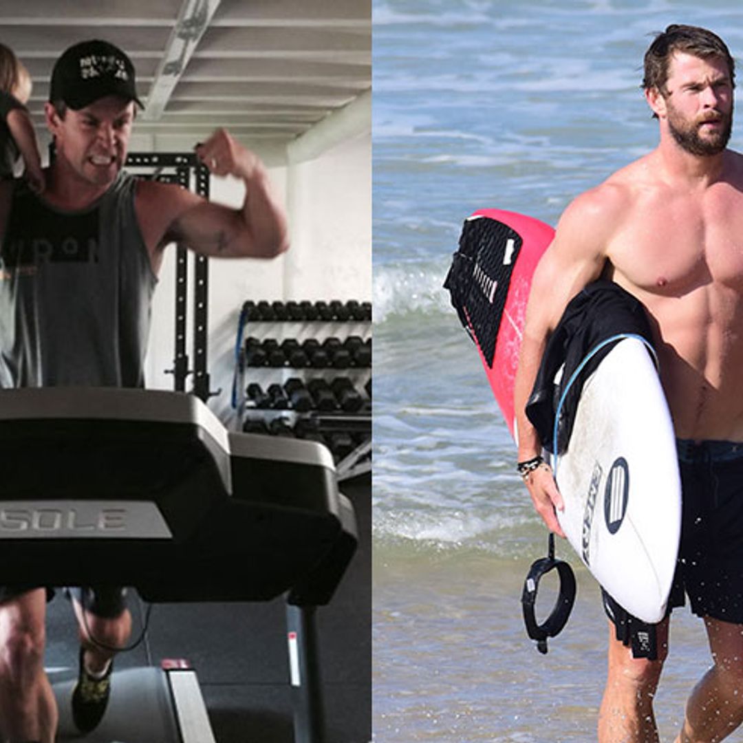 8 times Chris Hemsworth was a fitness guru