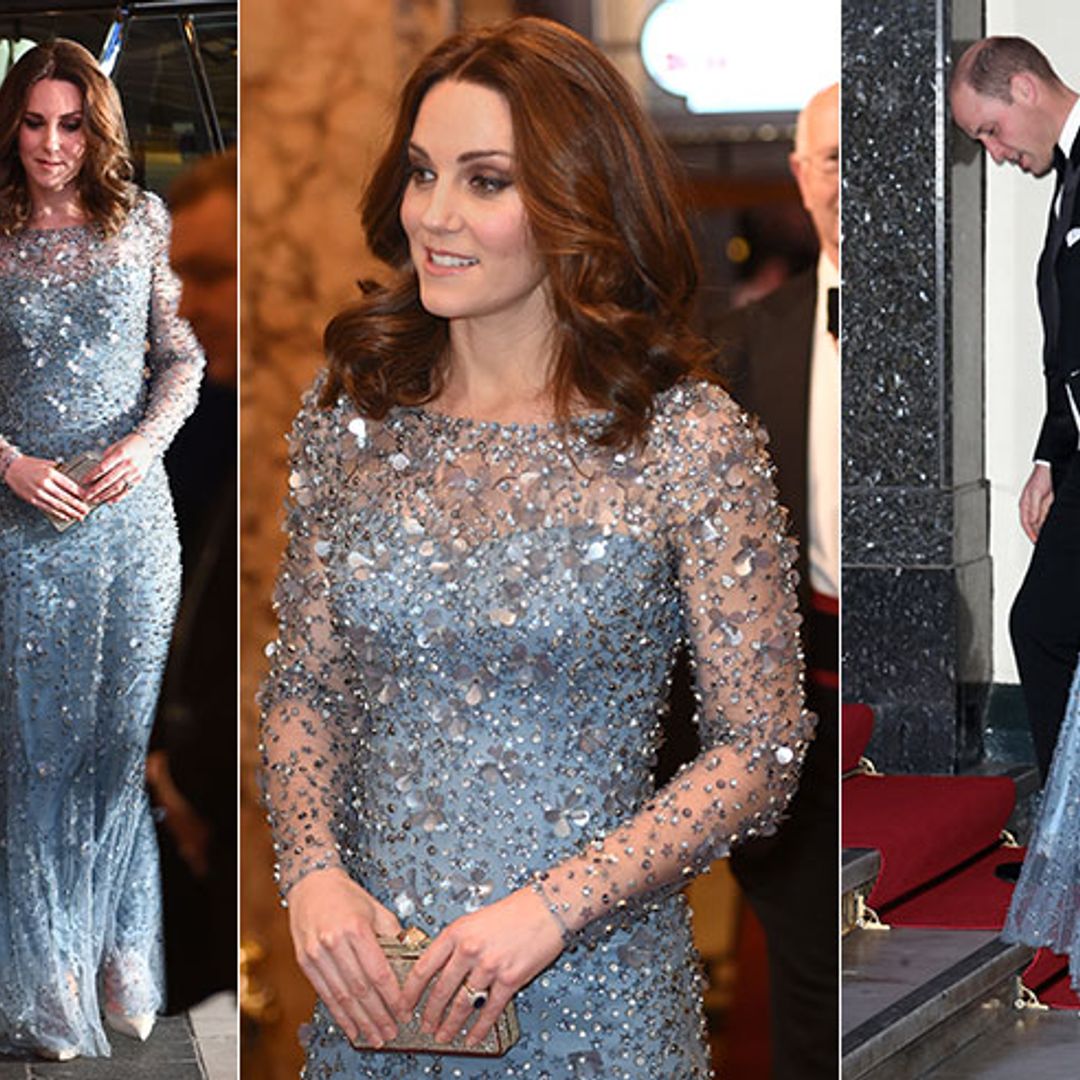 Kate is a modern-day Cinderella in ice-blue princess gown - Yahoo Sports
