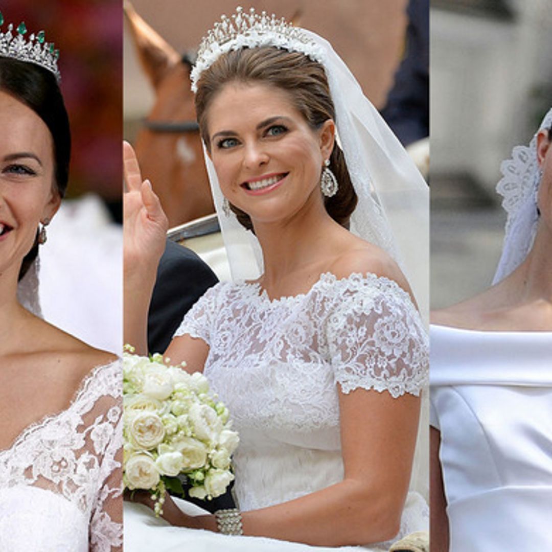 Sweden's Princess brides: 5 royal wedding gowns to go on display