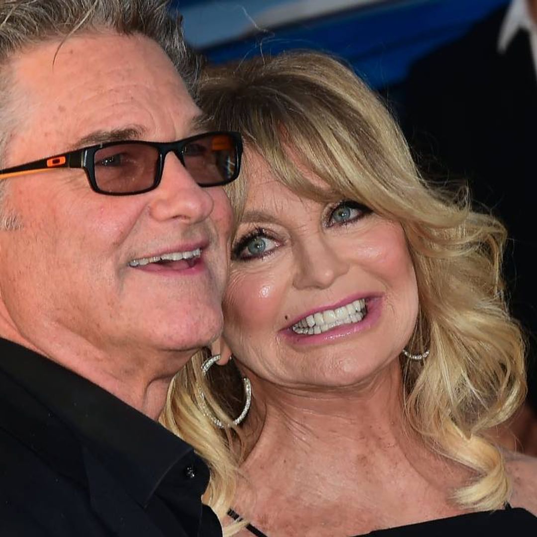 Goldie Hawn stuns in leather and wild hair with Kurt Russell in nostalgic date photo