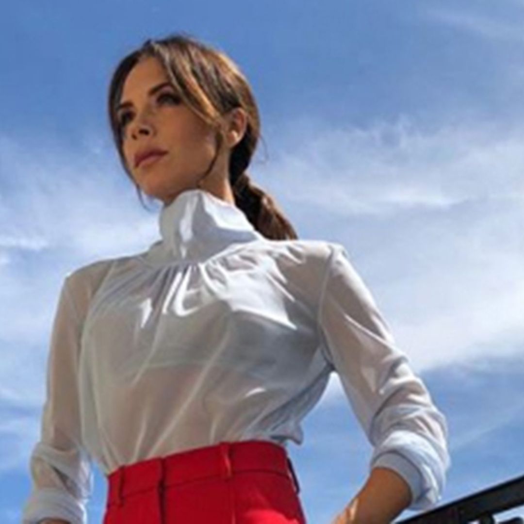 Victoria Beckham and her mum are total style twins as they turn up in the same outfit