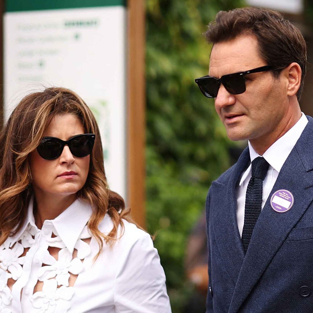 I can't stop thinking about Mirka Federer's white lace dress at Wimbledon