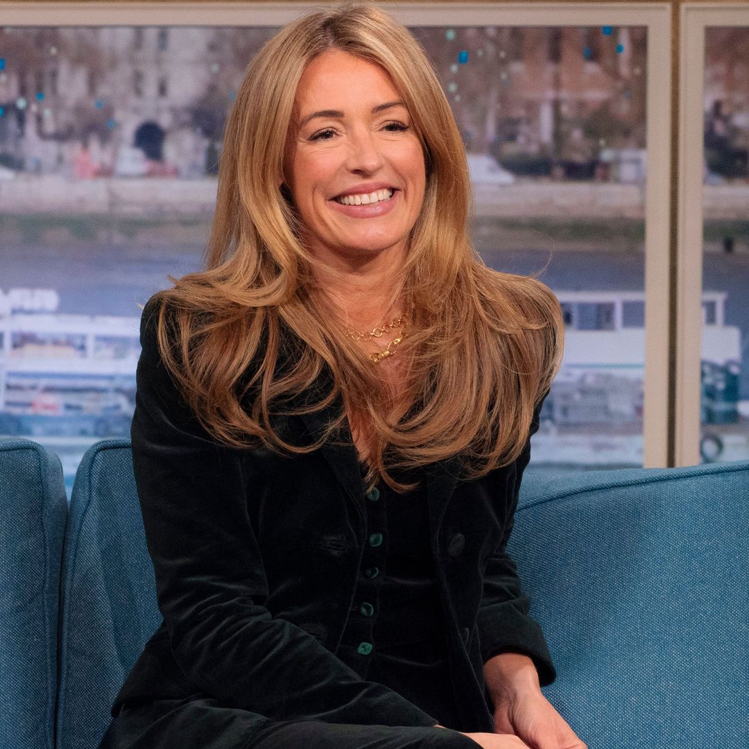 Marks & Spencer has a really affordable version of Cat Deeley's expensive velvet suit (I have it, it's great)