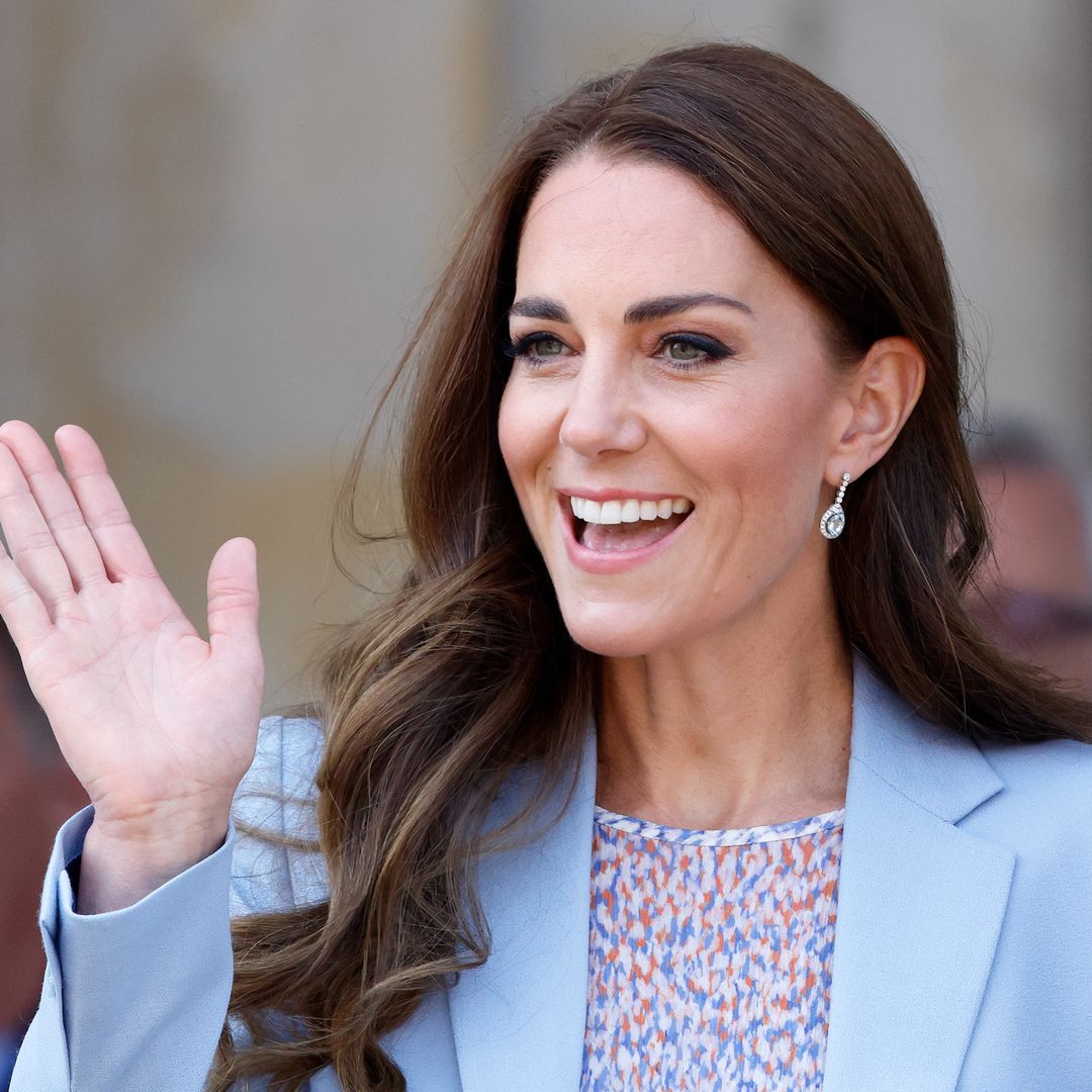 Princess Kate causes a stir in spring blazer and fitted trousers for first outing since coronation