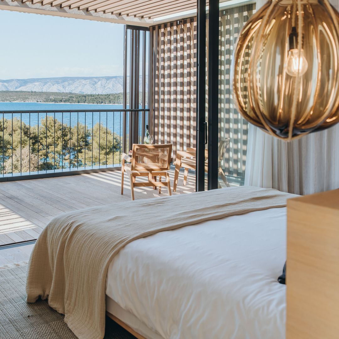 bedroom interior shot Hvar Crotia