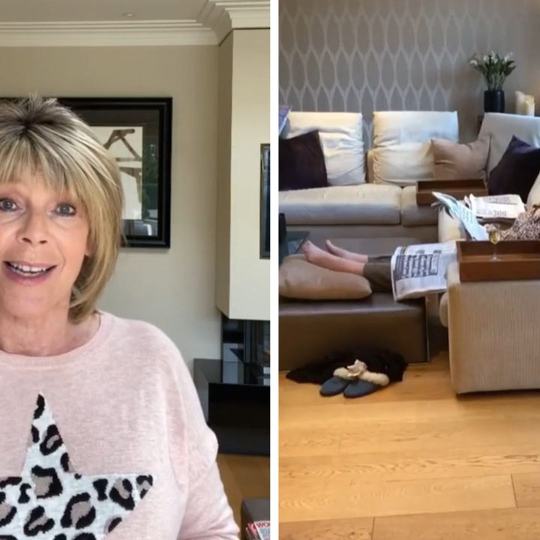 Ruth Langsford unveils gorgeous living room at home in Surrey
