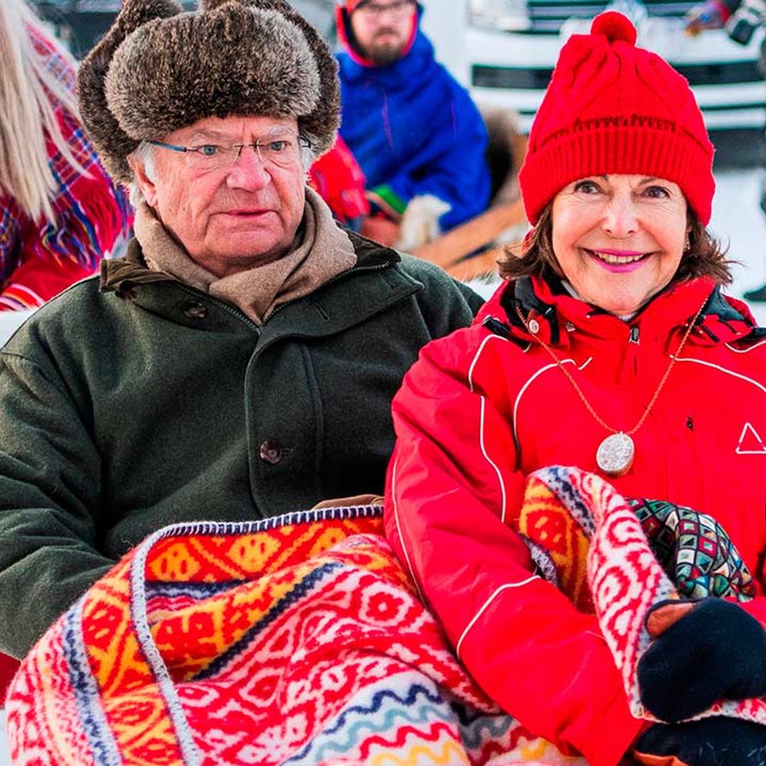 Celebrity daily edit: Queen Silvia has her Frozen moment in Sweden - video