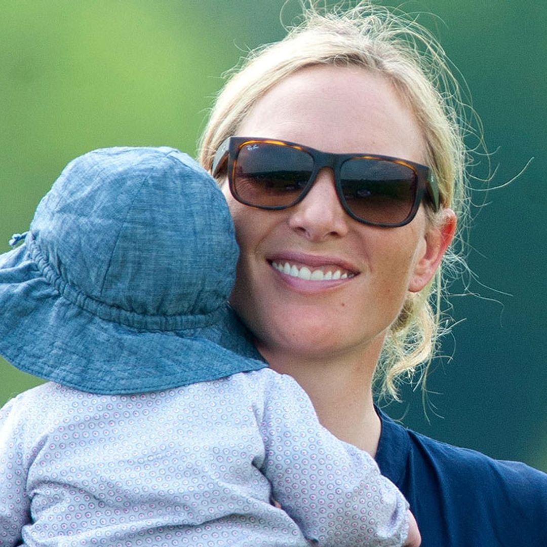 Zara Tindall's two-month-old son Lucas pictured for first time