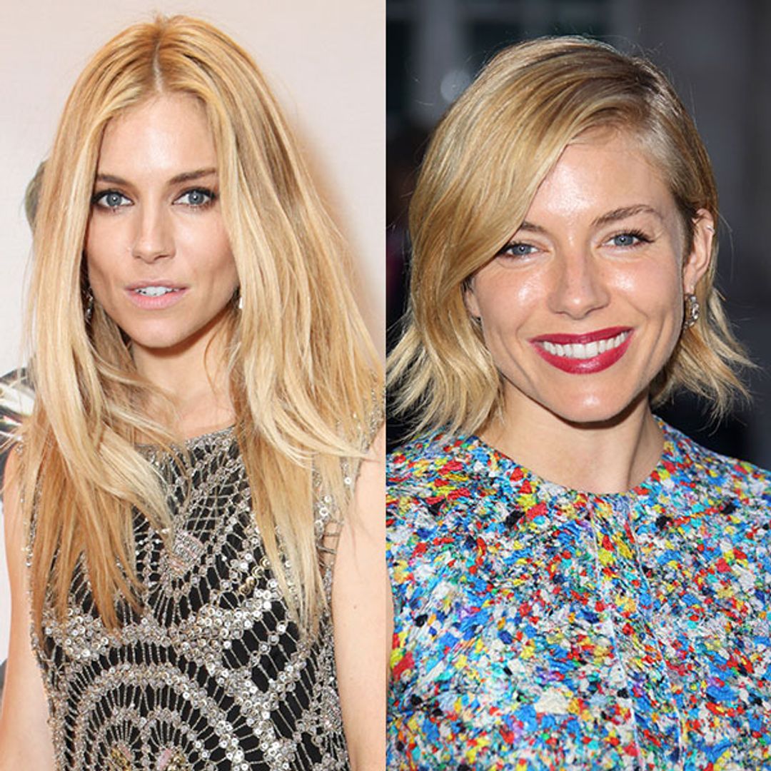 Sienna Miller debuts cropped hairstyle as she supports fiancé Tom Sturridge  | HELLO!