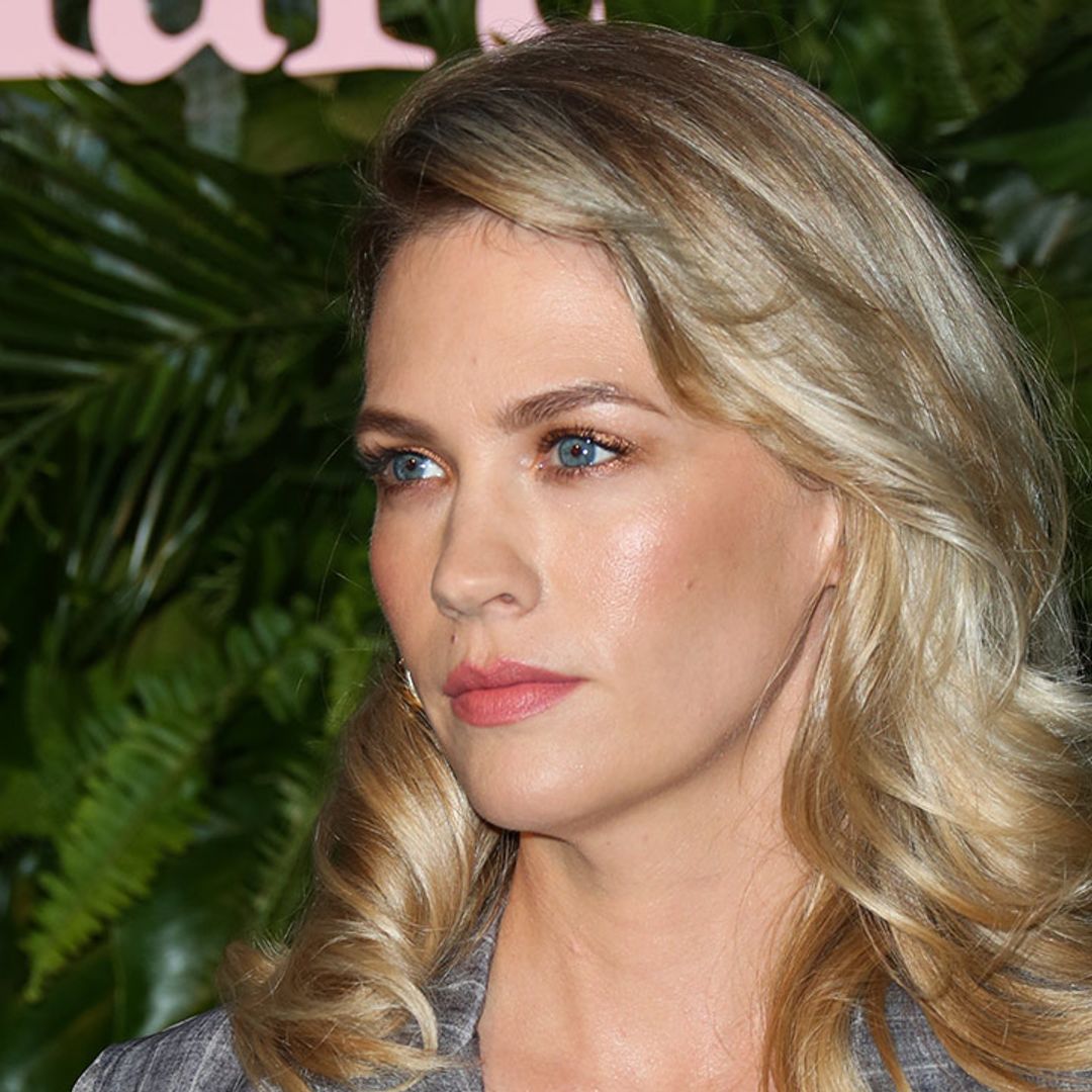 January Jones shares rare picture of son during family reunion