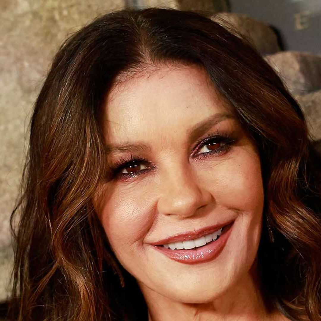 Catherine Zeta-Jones commands attention in plunging catsuit for this special reason