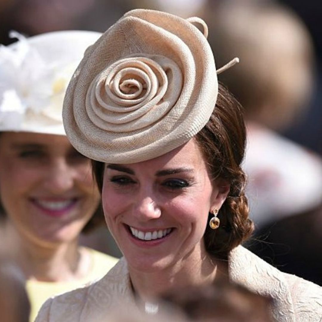 Kate Middleton rewears Zara Phillips' wedding outfit for a garden party in Northern Ireland