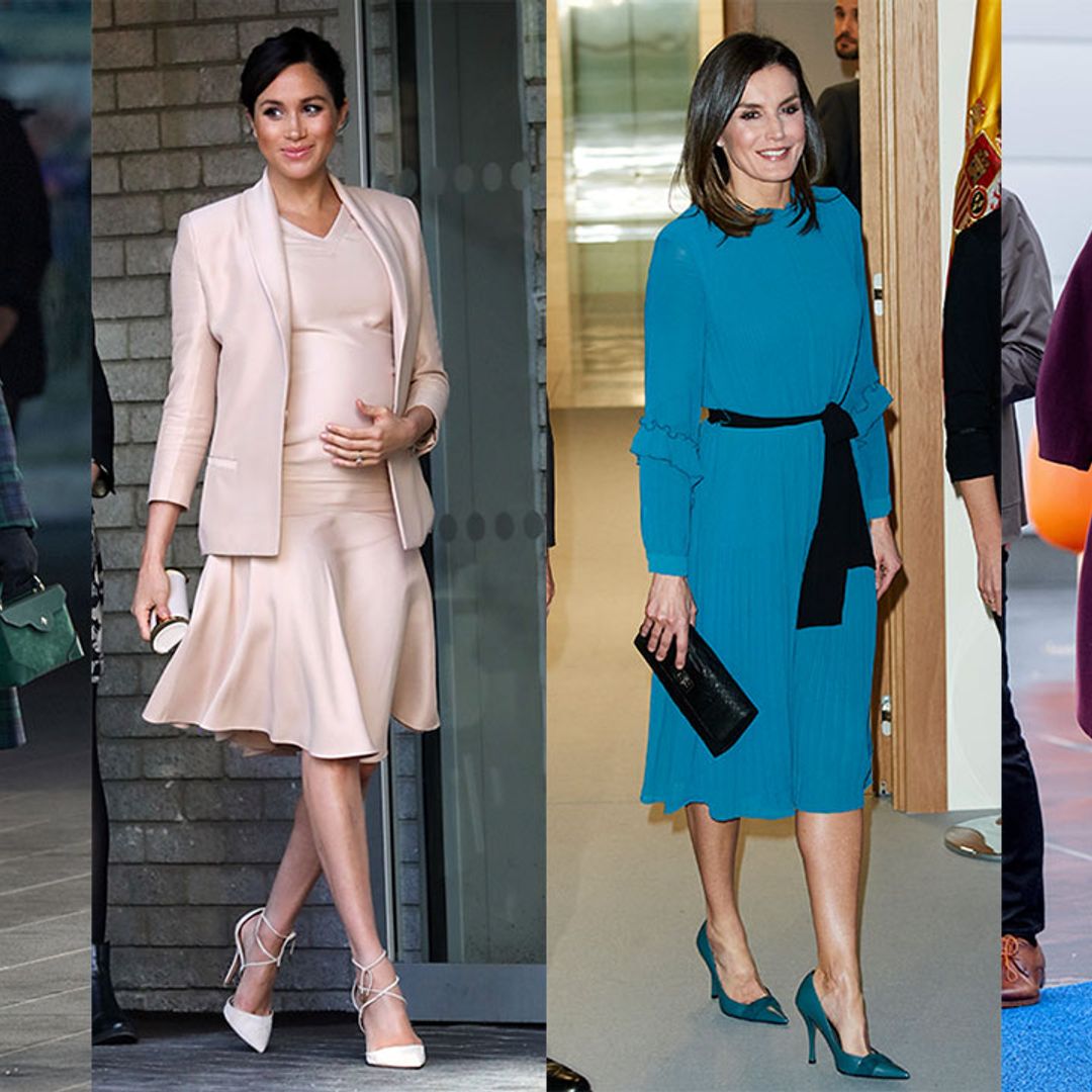 Royal Style Watch: Queen Letizia, Duchess Meghan and Queen Maxima lead our regal fash-pack this week