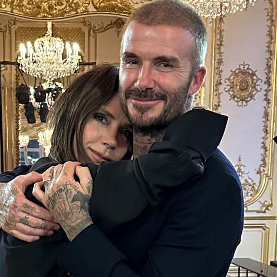 Victoria Beckham rocks the tiniest handbag you ever saw on date night with David