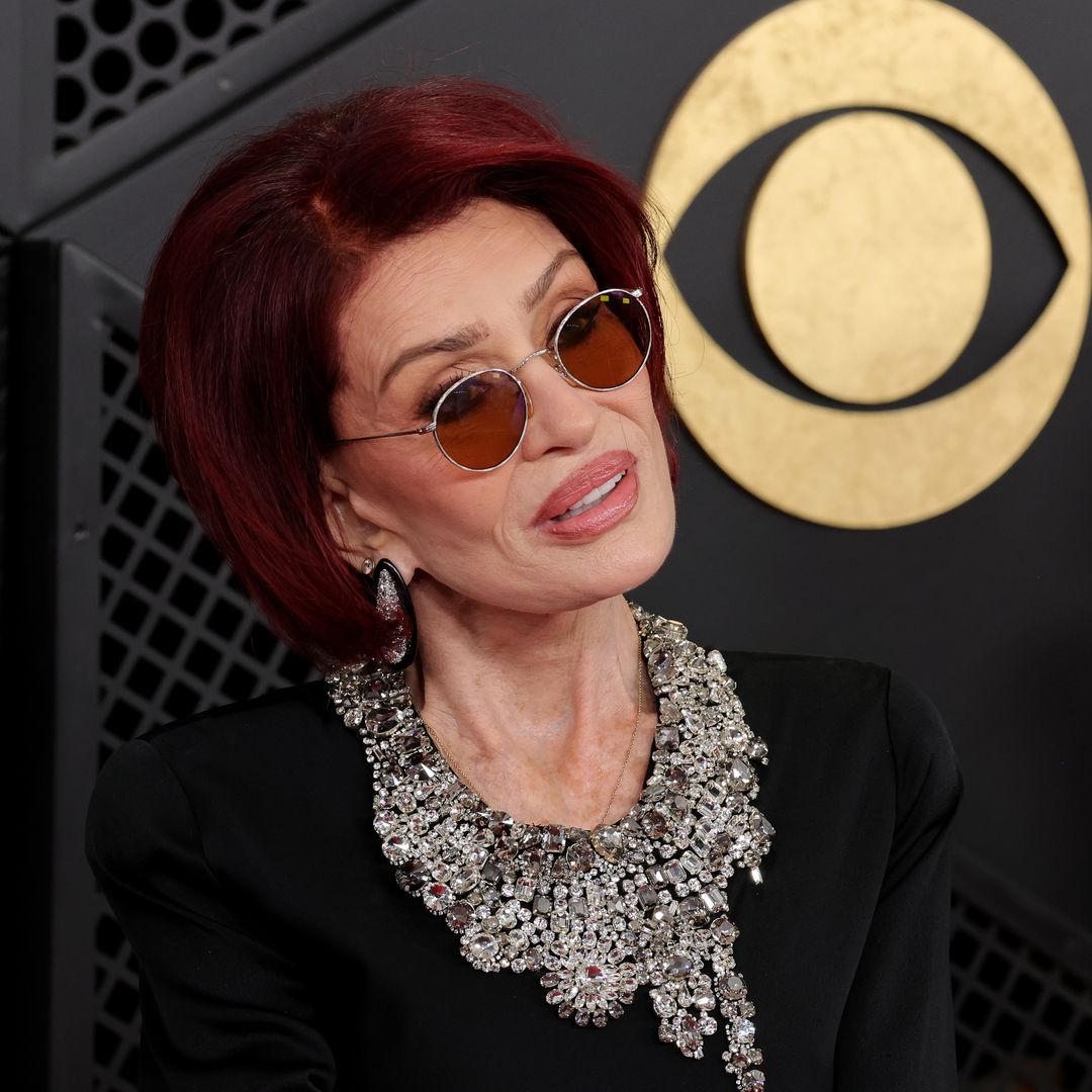 Sharon Osbourne looks incredibly ageless as she hits the Grammy red carpet