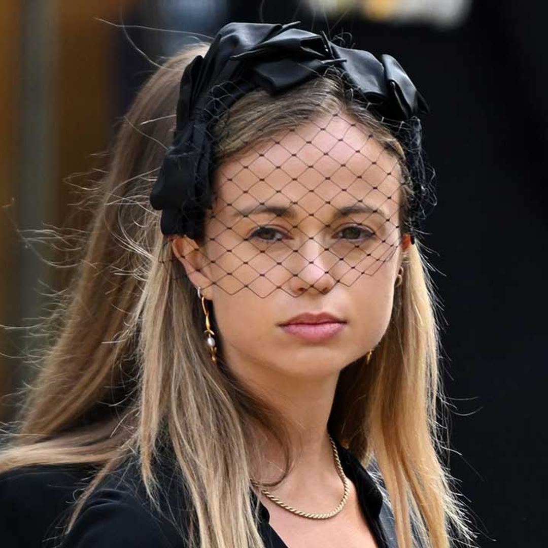 Lady Amelia Windsor dons striking headwear for the Queen's funeral