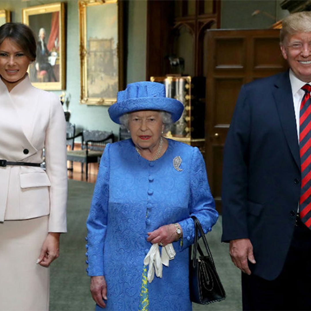 Donald Trump denies he kept the Queen waiting at Windsor