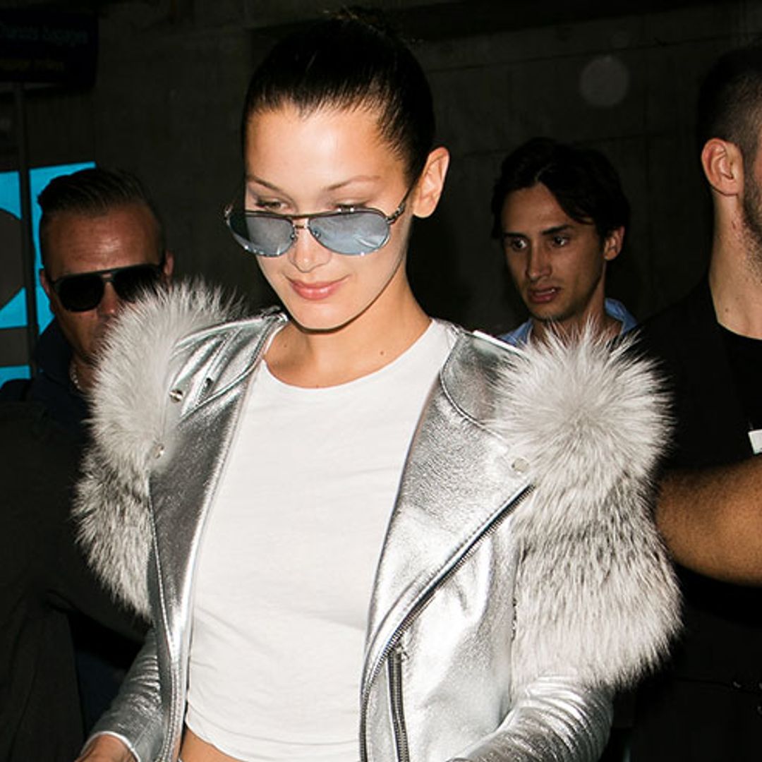 Bella Hadid wears amazing £65 metallic Topshop ankle boots