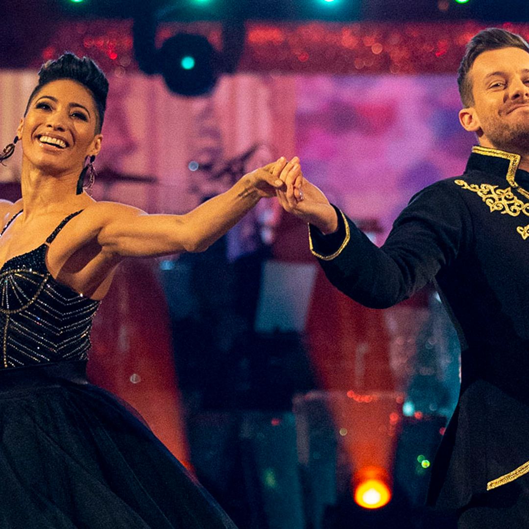 Strictly's Karen Hauer and Chris Ramsey react after narrowly missing out on the final