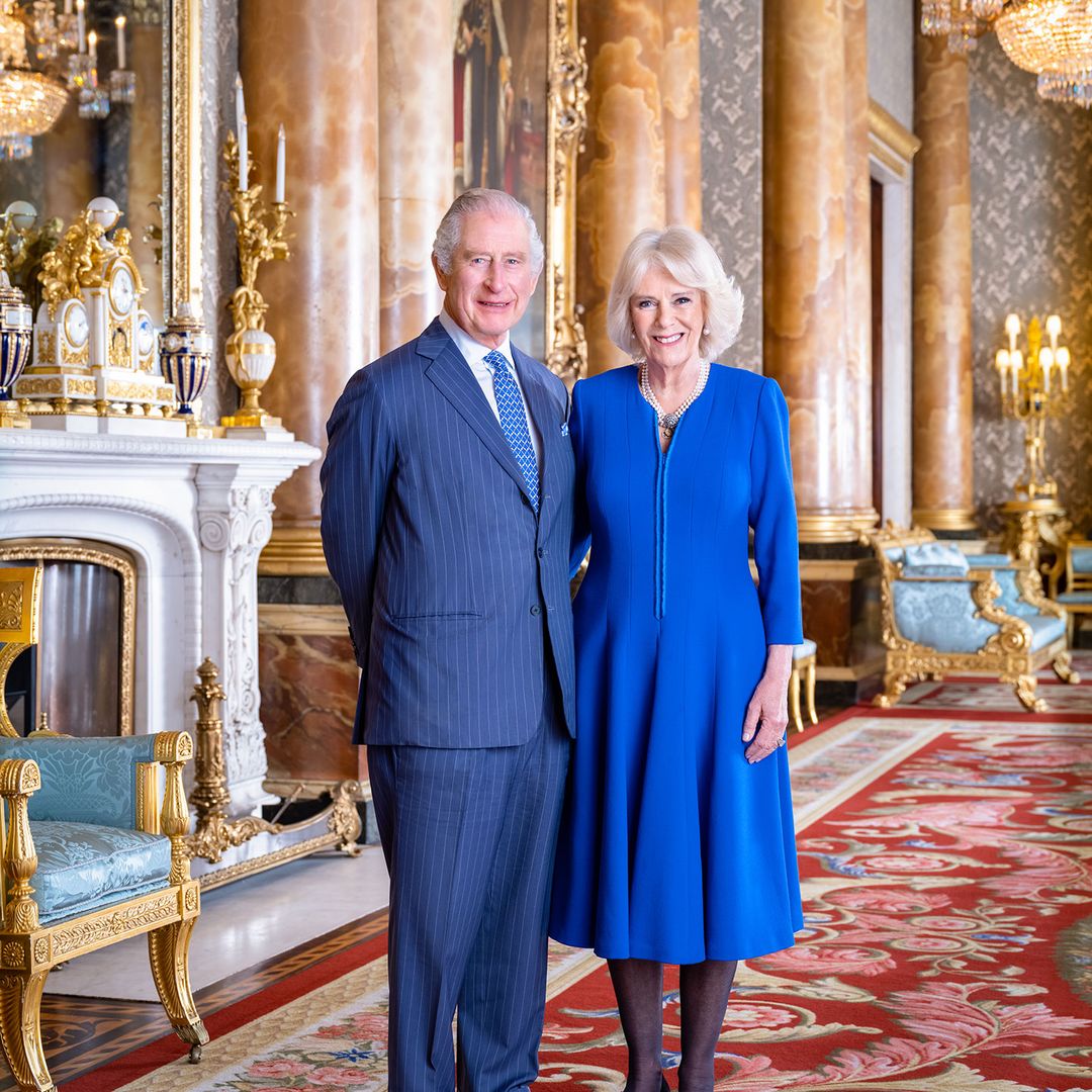 King Charles and Queen Consort Camilla look so regal in new portraits ahead of the coronation
